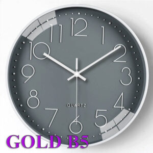Wall Clock - Golden Hour