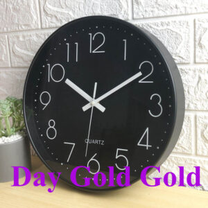 Wall Clock - All Gold