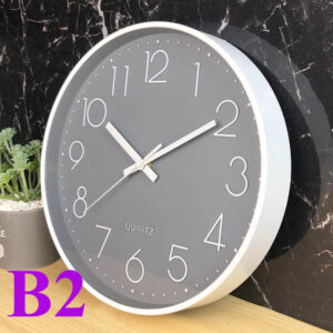 Wall Clock - black and blue
