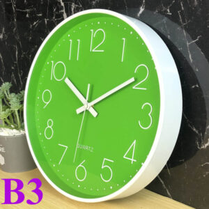 Wall Clock - Green Black