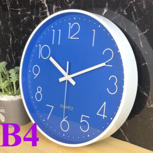 Wall Clock - Black Silver