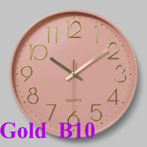 Wall Clock - Blue Gold