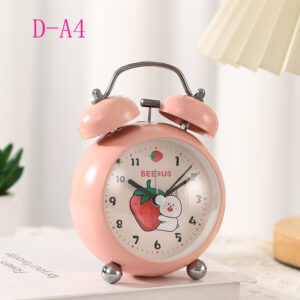 Table Clock – Sliver Black