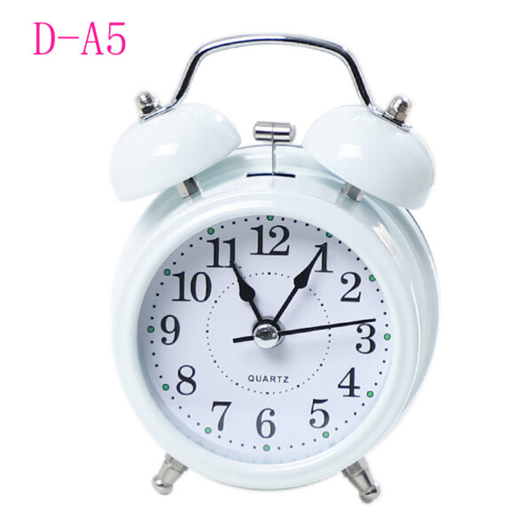 Table Clock – Sliver White