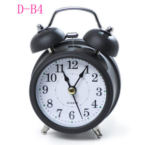 Table Clock - Sliver Black