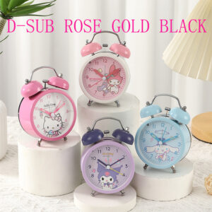 Table Clock - Rose Black